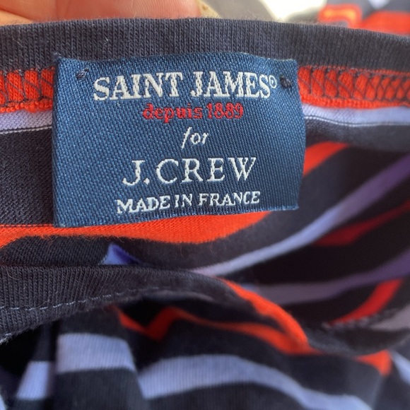 Saint James X Crewcuts 8 Girl’s Striped T-shirt - Picture 3 of 12